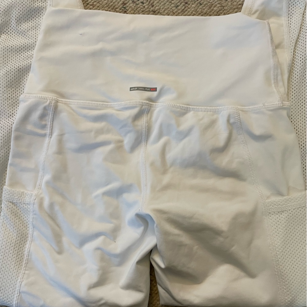 Aerie white leggings